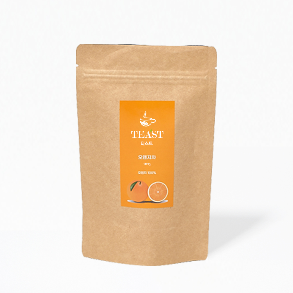 티스트 건조과일 오렌지칩 오렌지차 100g